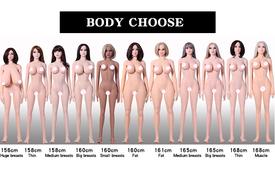 Cheap Price 158cm Likelife New Style Silicone Big Ass Anal Adult Big Chest Real Touch Feeling Metal Skeleton Sex Doll For Men invented by automatic woman